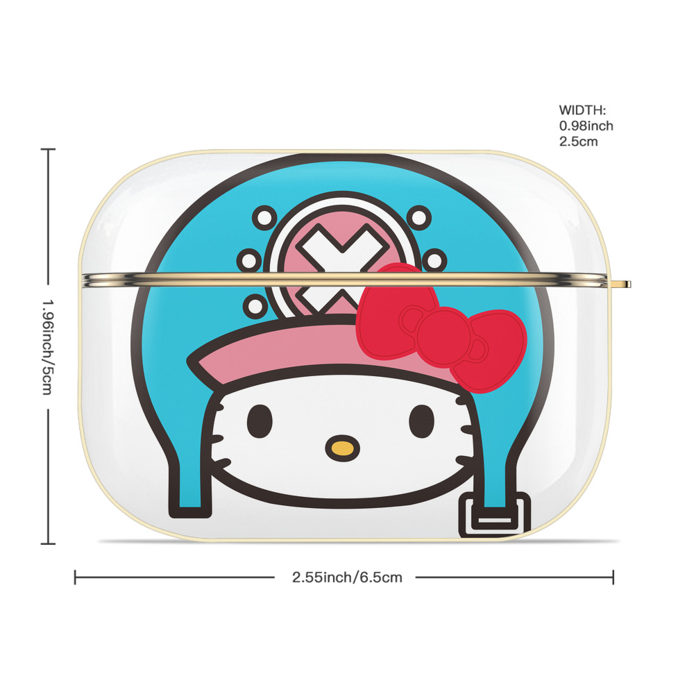 Hello Kitty ハローキティ 【AirPods Pro用】ハードシェル保護ケース｜耐衝撃・防指紋・カラビナ付き商品仕様