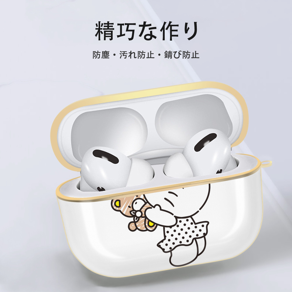 Hello Kitty ハローキティ 【AirPods Pro用】ハードシェル保護ケース｜耐衝撃・防指紋・カラビナ付き商品仕様