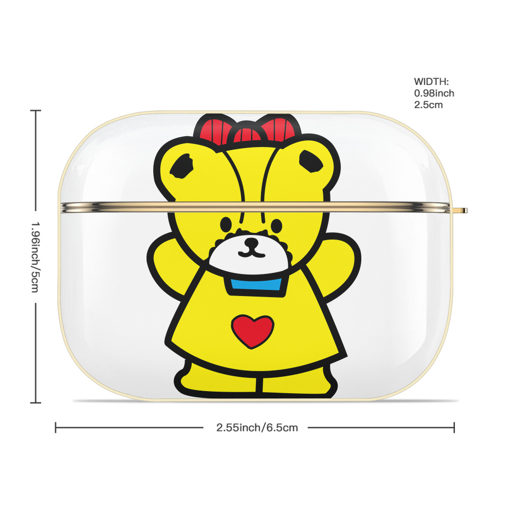 Hello Kitty ハローキティ 【AirPods Pro用】ハードシェル保護ケース｜耐衝撃・防指紋・カラビナ付き商品仕様