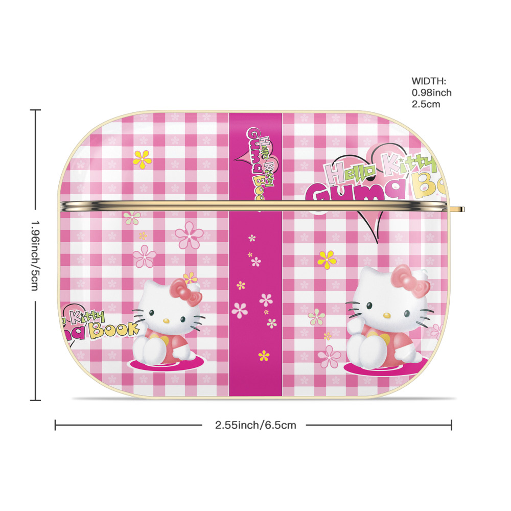 Hello Kitty ハローキティ 【AirPods Pro用】ハードシェル保護ケース｜耐衝撃・防指紋・カラビナ付き商品仕様