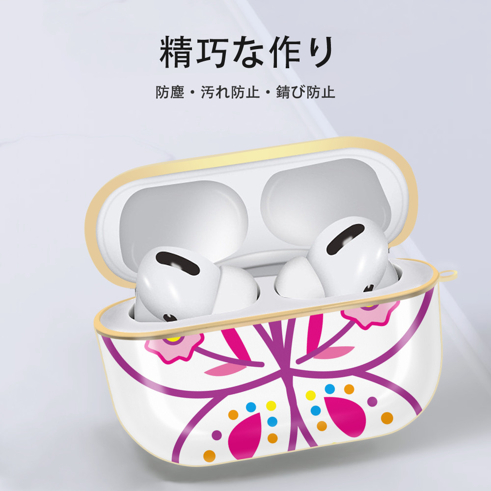 Hello Kitty ハローキティ 【AirPods Pro用】ハードシェル保護ケース｜耐衝撃・防指紋・カラビナ付き商品仕様