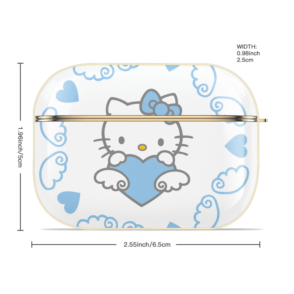 Hello Kitty ハローキティ 【AirPods Pro用】ハードシェル保護ケース｜耐衝撃・防指紋・カラビナ付き商品仕様