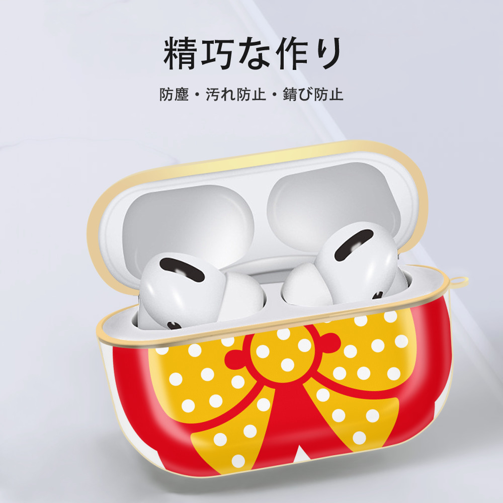 Hello Kitty ハローキティ 【AirPods Pro用】ハードシェル保護ケース｜耐衝撃・防指紋・カラビナ付き商品仕様