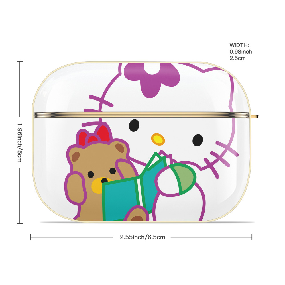 Hello Kitty ハローキティ 【AirPods Pro用】ハードシェル保護ケース｜耐衝撃・防指紋・カラビナ付き商品仕様