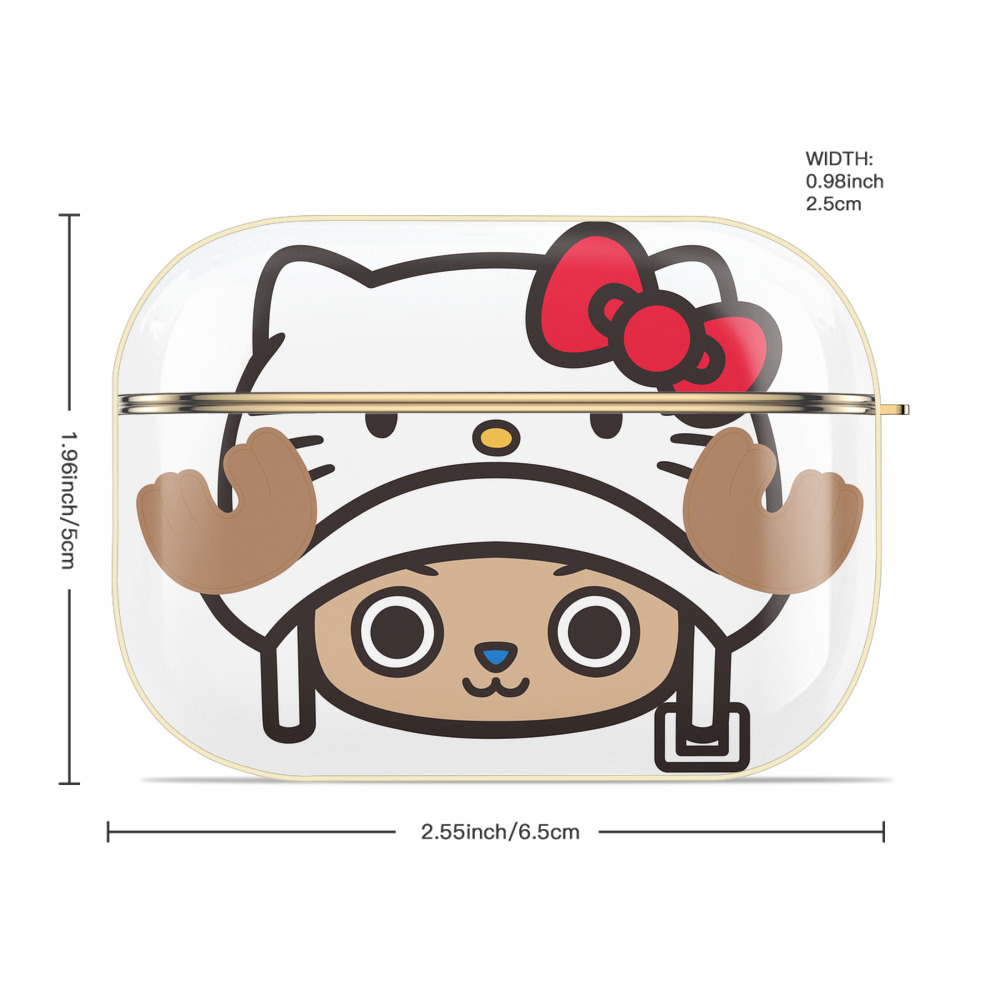 Hello Kitty ハローキティ 【AirPods Pro用】ハードシェル保護ケース｜耐衝撃・防指紋・カラビナ付き商品仕様