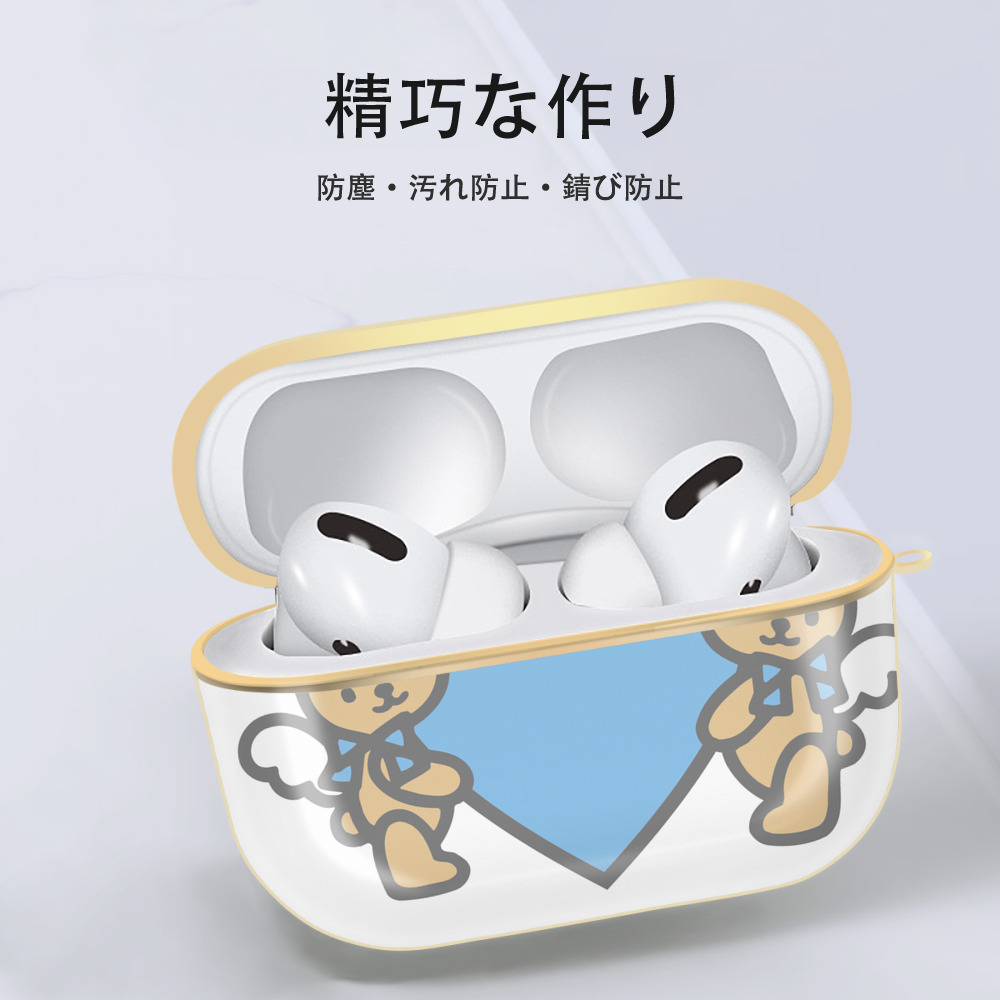 Hello Kitty ハローキティ 【AirPods Pro用】ハードシェル保護ケース｜耐衝撃・防指紋・カラビナ付き商品仕様