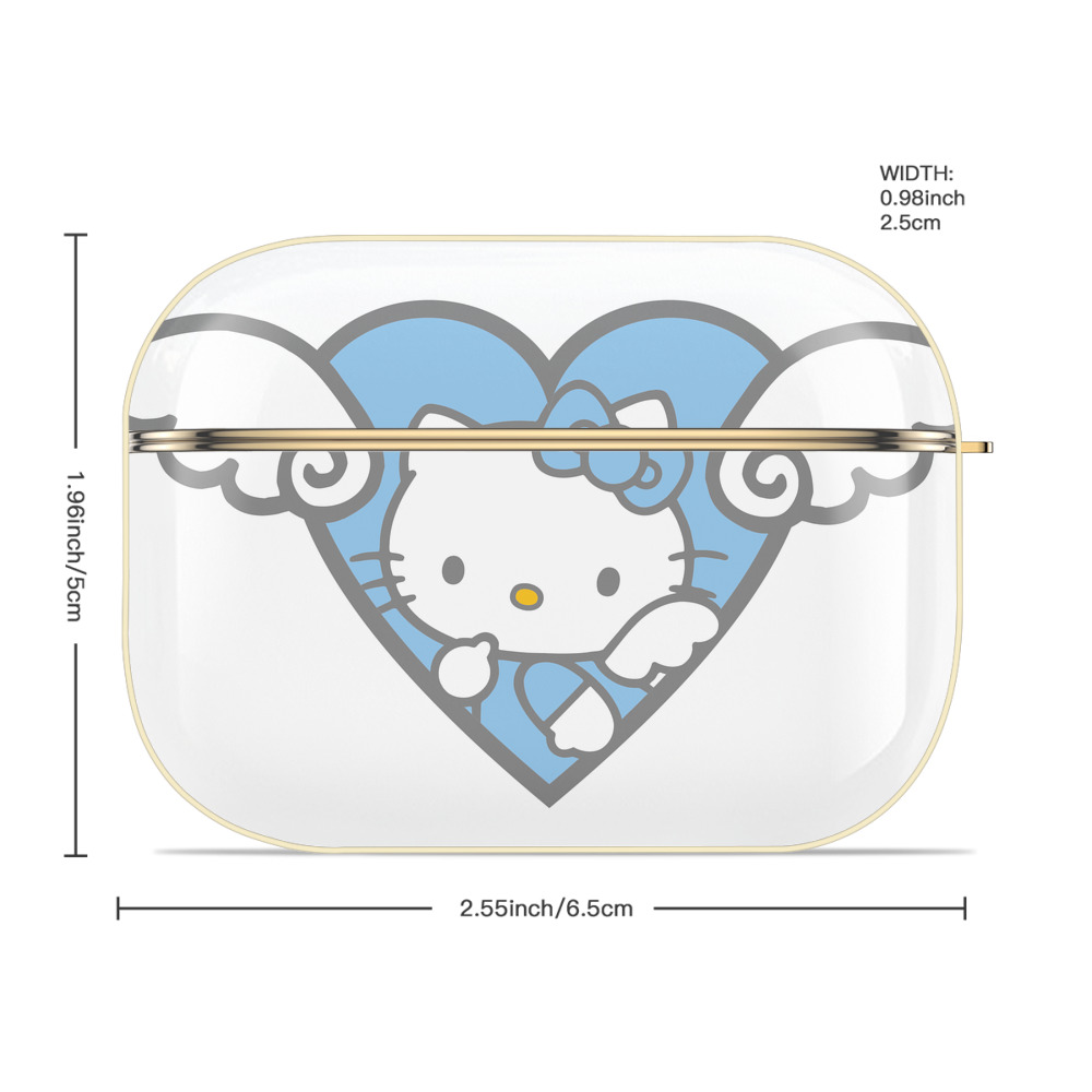 Hello Kitty ハローキティ 【AirPods Pro用】ハードシェル保護ケース｜耐衝撃・防指紋・カラビナ付き商品仕様