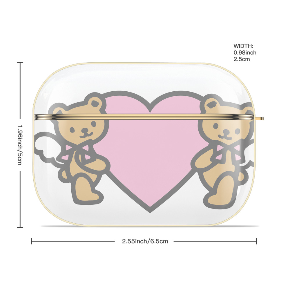 Hello Kitty ハローキティ 【AirPods Pro用】ハードシェル保護ケース｜耐衝撃・防指紋・カラビナ付き商品仕様