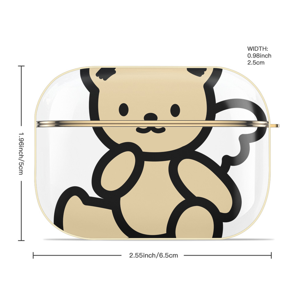 Hello Kitty ハローキティ 【AirPods Pro用】ハードシェル保護ケース｜耐衝撃・防指紋・カラビナ付き商品仕様