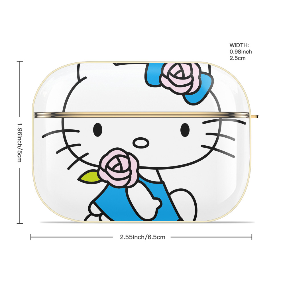 Hello Kitty ハローキティ 【AirPods Pro用】ハードシェル保護ケース｜耐衝撃・防指紋・カラビナ付き商品仕様