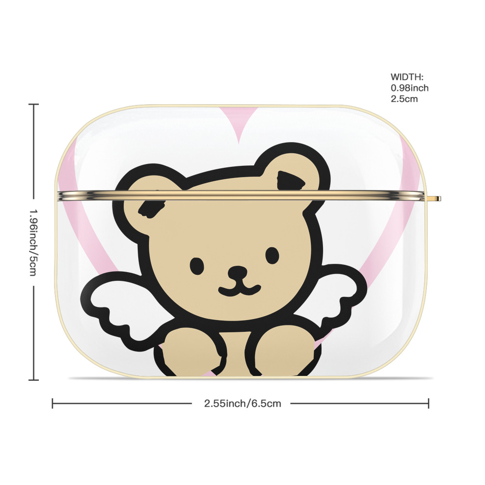 Hello Kitty ハローキティ 【AirPods Pro用】ハードシェル保護ケース｜耐衝撃・防指紋・カラビナ付き商品仕様