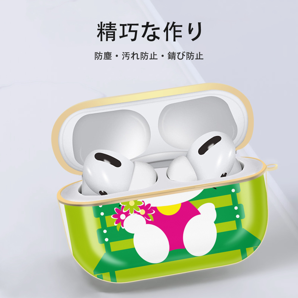 Hello Kitty ハローキティ 【AirPods Pro用】ハードシェル保護ケース｜耐衝撃・防指紋・カラビナ付き商品仕様
