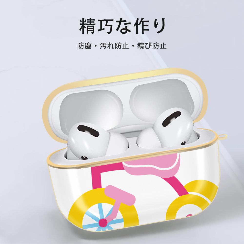 Hello Kitty ハローキティ 【AirPods Pro用】ハードシェル保護ケース｜耐衝撃・防指紋・カラビナ付き商品仕様