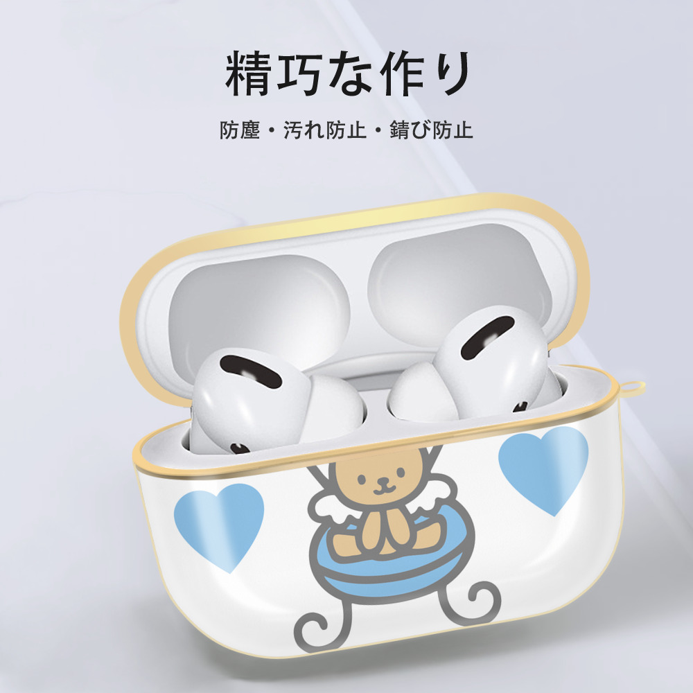 Hello Kitty ハローキティ 【AirPods Pro用】ハードシェル保護ケース｜耐衝撃・防指紋・カラビナ付き商品仕様