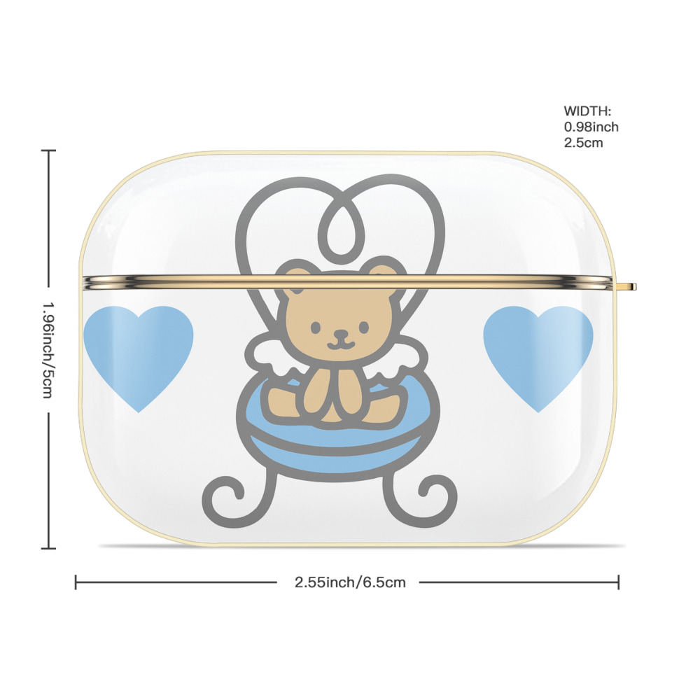 Hello Kitty ハローキティ 【AirPods Pro用】ハードシェル保護ケース｜耐衝撃・防指紋・カラビナ付き商品仕様