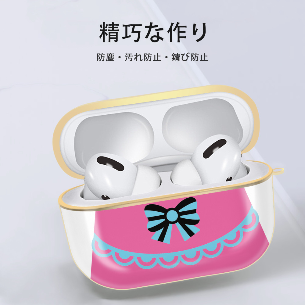 Hello Kitty ハローキティ 【AirPods Pro用】ハードシェル保護ケース｜耐衝撃・防指紋・カラビナ付き商品仕様