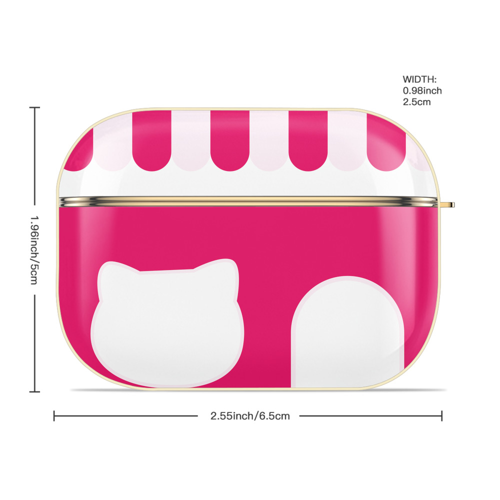 Hello Kitty ハローキティ 【AirPods Pro用】ハードシェル保護ケース｜耐衝撃・防指紋・カラビナ付き商品仕様