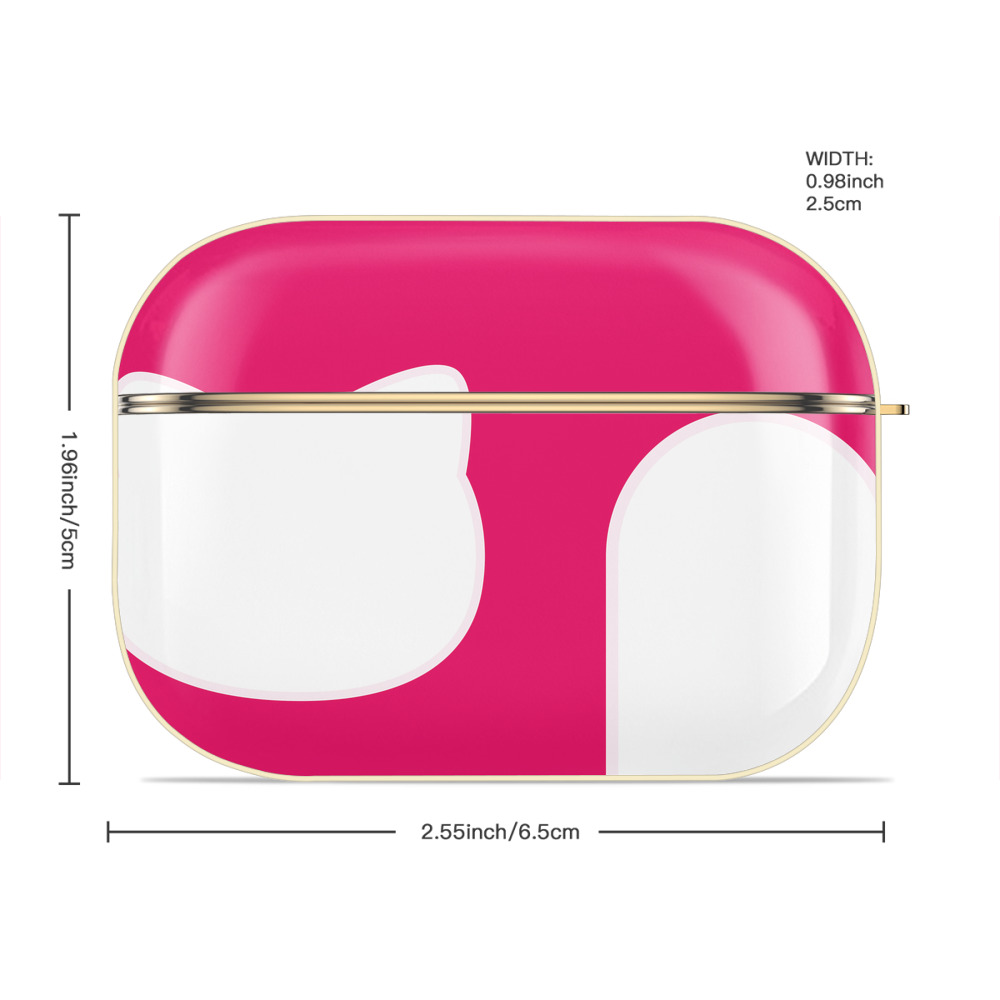 Hello Kitty ハローキティ 【AirPods Pro用】ハードシェル保護ケース｜耐衝撃・防指紋・カラビナ付き商品仕様