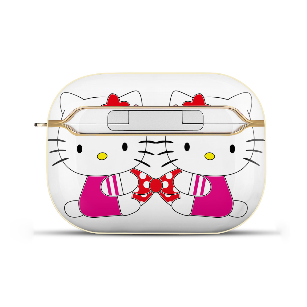 （画像用） Hello Kitty ハローキティ 【AirPods Pro用】ハードシェル保護ケース｜耐衝撃・防指紋・カラビナ付き商品仕様
