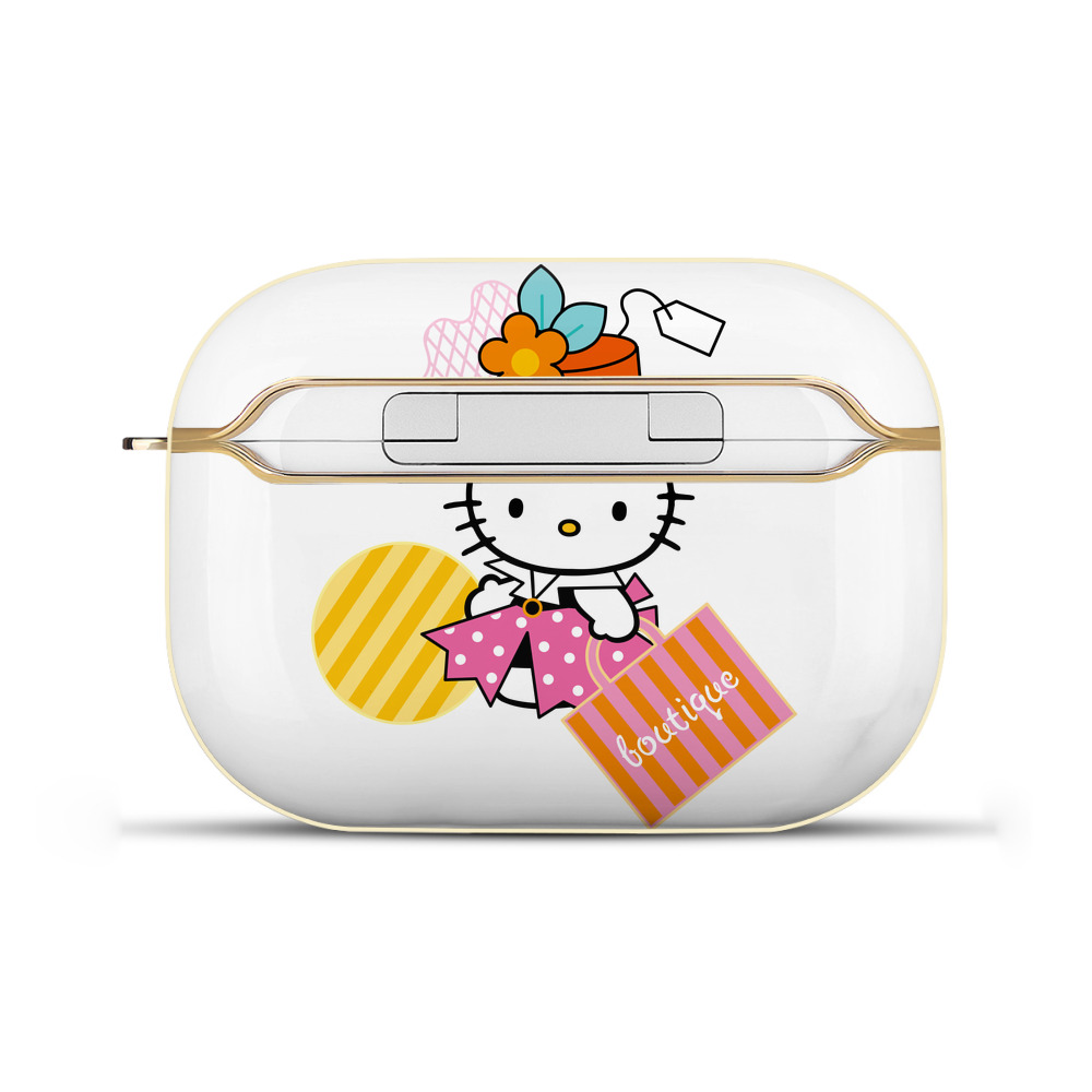 （画像用） Hello Kitty ハローキティ 【AirPods Pro用】ハードシェル保護ケース｜耐衝撃・防指紋・カラビナ付き商品仕様