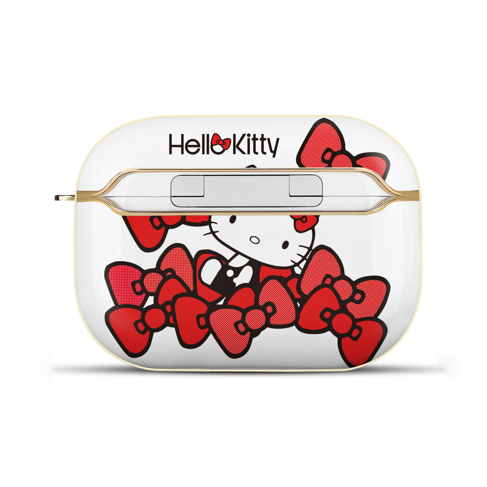 （画像用） Hello Kitty ハローキティ 【AirPods Pro用】ハードシェル保護ケース｜耐衝撃・防指紋・カラビナ付き商品仕様