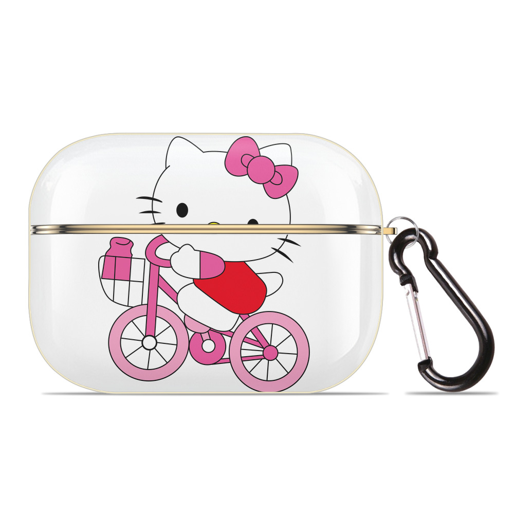 （画像用） Hello Kitty ハローキティ 【AirPods Pro用】ハードシェル保護ケース｜耐衝撃・防指紋・カラビナ付き商品仕様