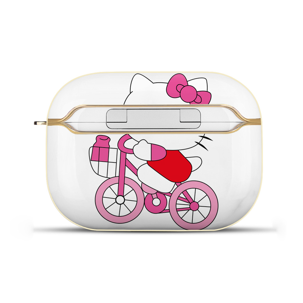 （画像用） Hello Kitty ハローキティ 【AirPods Pro用】ハードシェル保護ケース｜耐衝撃・防指紋・カラビナ付き商品仕様