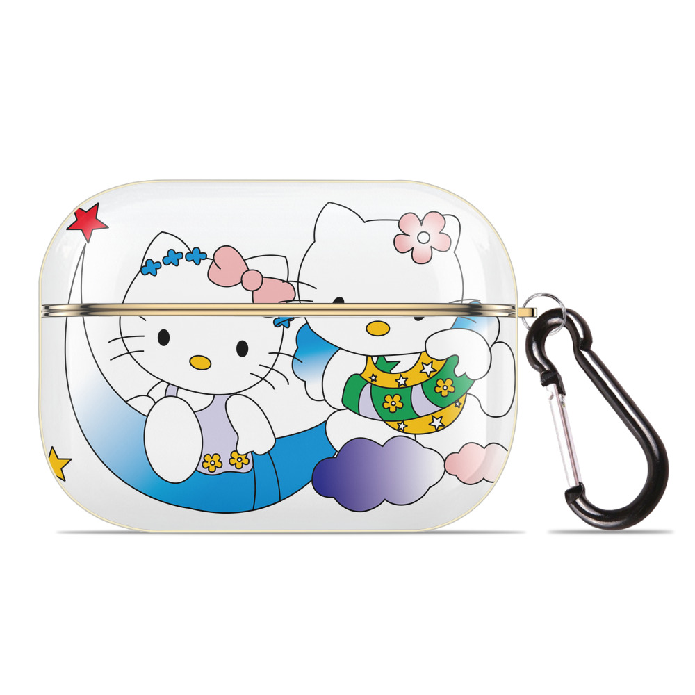 （画像用） Hello Kitty ハローキティ 【AirPods Pro用】ハードシェル保護ケース｜耐衝撃・防指紋・カラビナ付き商品仕様