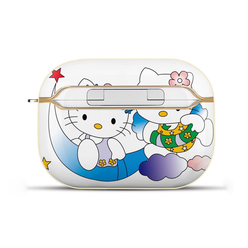 （画像用） Hello Kitty ハローキティ 【AirPods Pro用】ハードシェル保護ケース｜耐衝撃・防指紋・カラビナ付き商品仕様