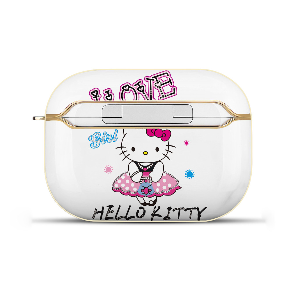 （画像用） Hello Kitty ハローキティ 【AirPods Pro用】ハードシェル保護ケース｜耐衝撃・防指紋・カラビナ付き商品仕様