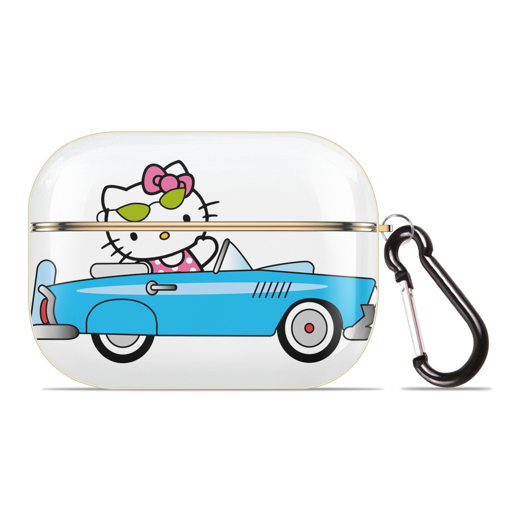 （画像用） Hello Kitty ハローキティ 【AirPods Pro用】ハードシェル保護ケース｜耐衝撃・防指紋・カラビナ付き商品仕様