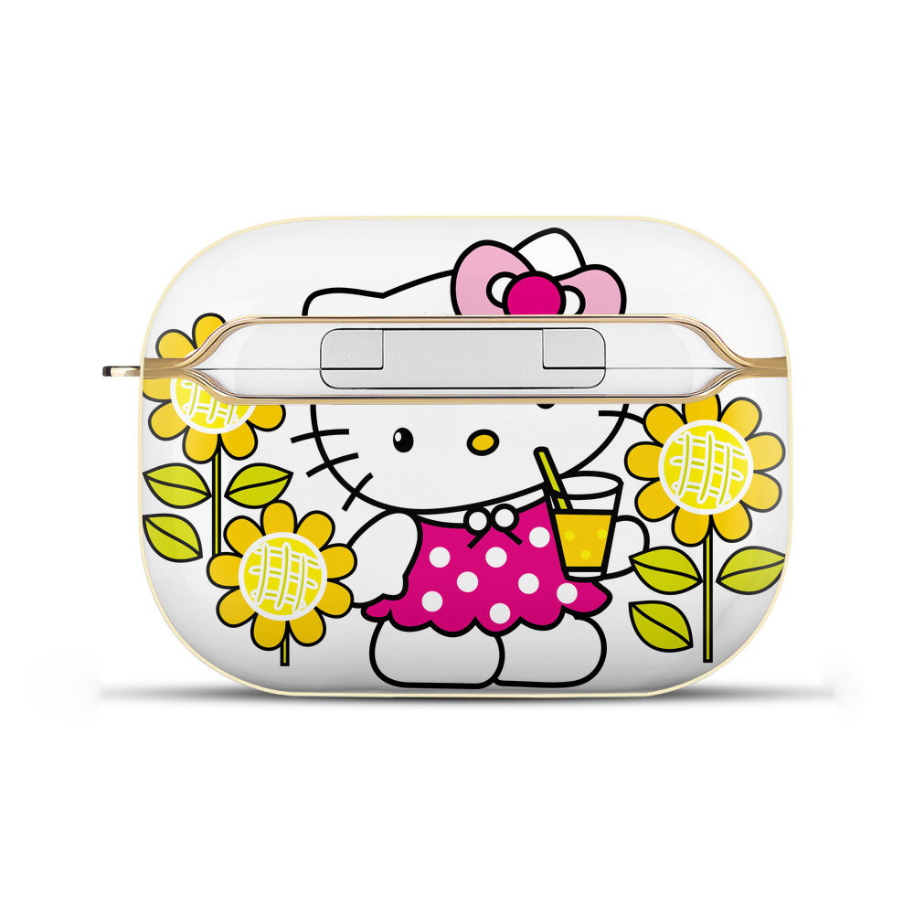 （画像用） Hello Kitty ハローキティ 【AirPods Pro用】ハードシェル保護ケース｜耐衝撃・防指紋・カラビナ付き商品仕様