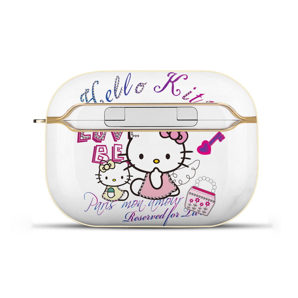 （画像用） Hello Kitty ハローキティ 【AirPods Pro用】ハードシェル保護ケース｜耐衝撃・防指紋・カラビナ付き商品仕様