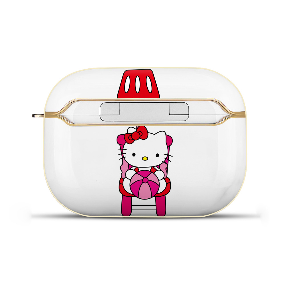 （画像用） Hello Kitty ハローキティ 【AirPods Pro用】ハードシェル保護ケース｜耐衝撃・防指紋・カラビナ付き商品仕様