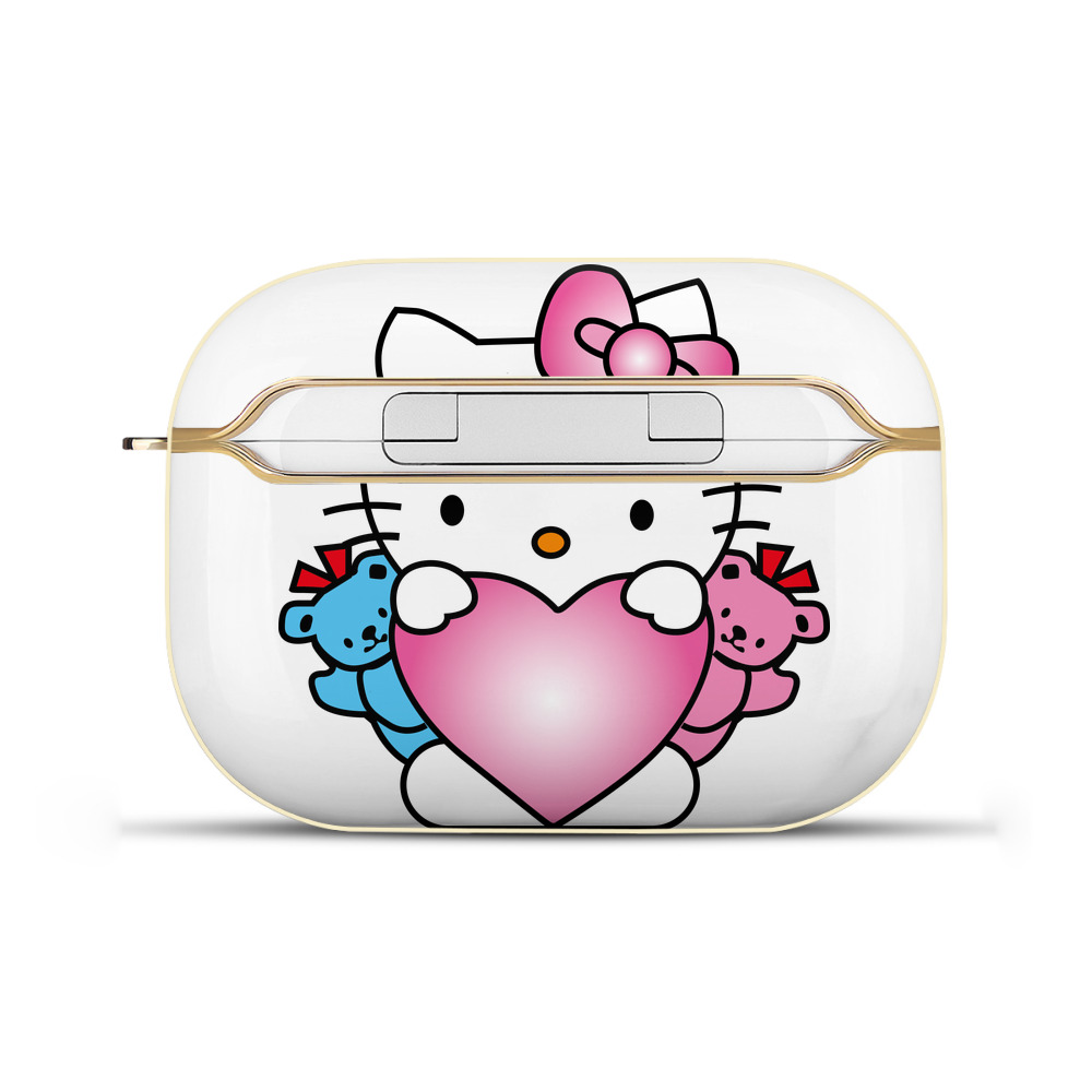 （画像用） Hello Kitty ハローキティ 【AirPods Pro用】ハードシェル保護ケース｜耐衝撃・防指紋・カラビナ付き商品仕様