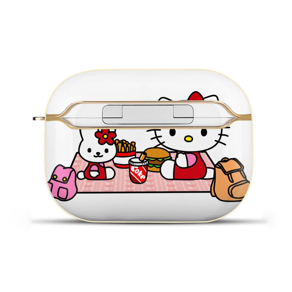 （画像用） Hello Kitty ハローキティ 【AirPods Pro用】ハードシェル保護ケース｜耐衝撃・防指紋・カラビナ付き商品仕様