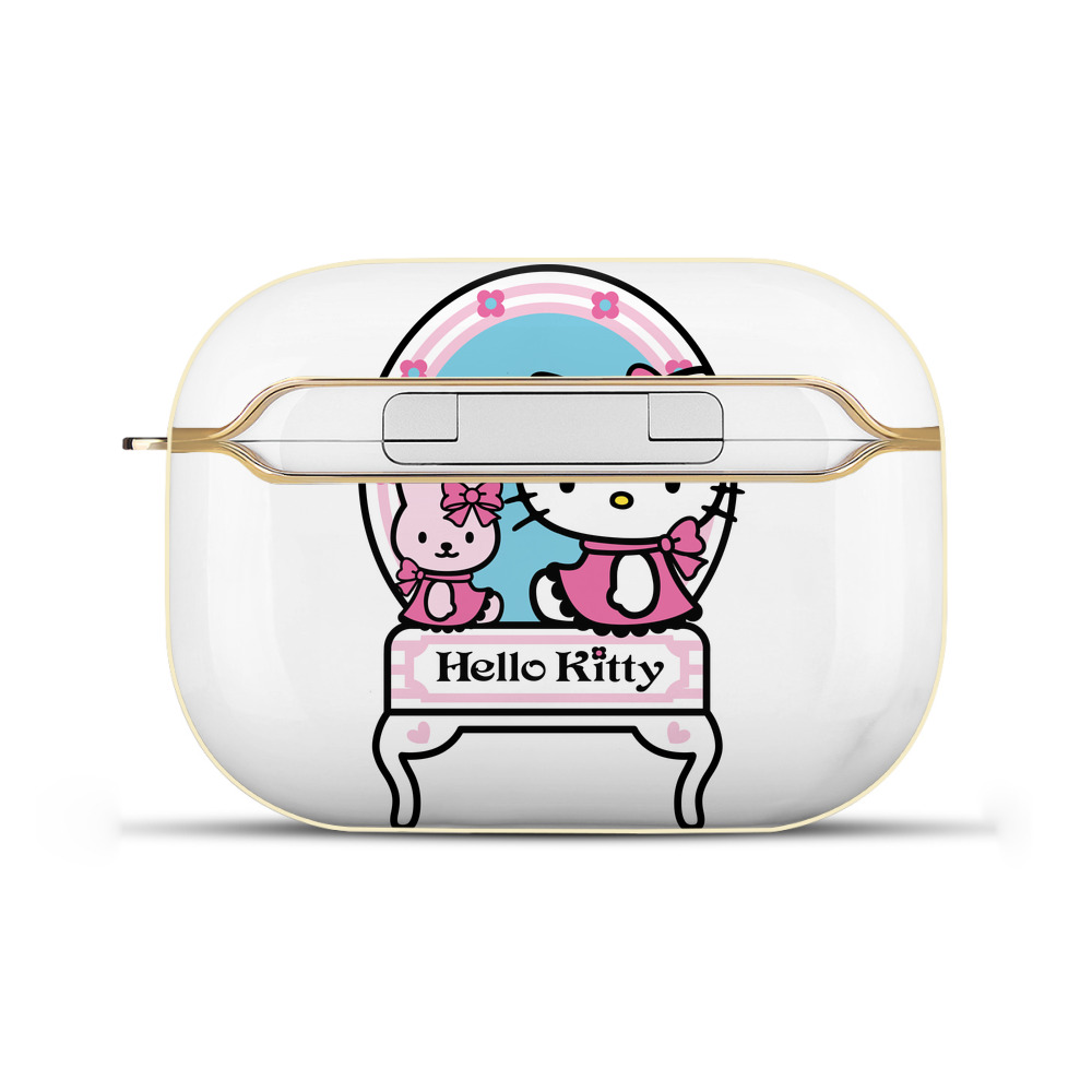 （画像用） Hello Kitty ハローキティ 【AirPods Pro用】ハードシェル保護ケース｜耐衝撃・防指紋・カラビナ付き商品仕様