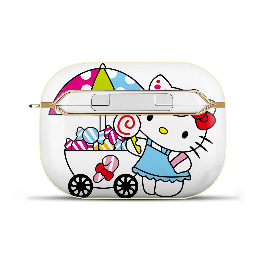 （画像用） Hello Kitty ハローキティ 【AirPods Pro用】ハードシェル保護ケース｜耐衝撃・防指紋・カラビナ付き商品仕様