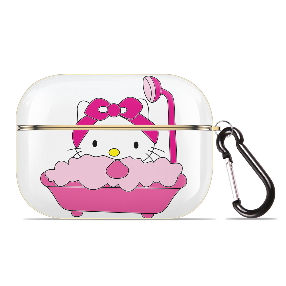 （画像用） Hello Kitty ハローキティ 【AirPods Pro用】ハードシェル保護ケース｜耐衝撃・防指紋・カラビナ付き商品仕様