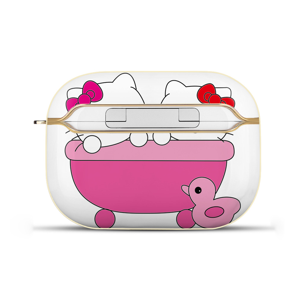 （画像用） Hello Kitty ハローキティ 【AirPods Pro用】ハードシェル保護ケース｜耐衝撃・防指紋・カラビナ付き商品仕様