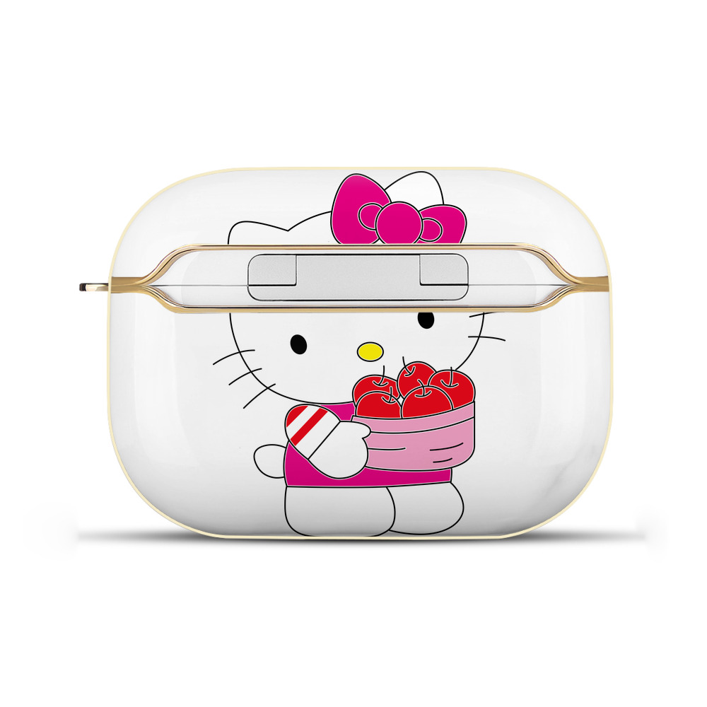 （画像用） Hello Kitty ハローキティ 【AirPods Pro用】ハードシェル保護ケース｜耐衝撃・防指紋・カラビナ付き商品仕様