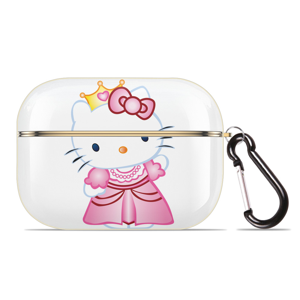 （画像用） Hello Kitty ハローキティ 【AirPods Pro用】ハードシェル保護ケース｜耐衝撃・防指紋・カラビナ付き商品仕様