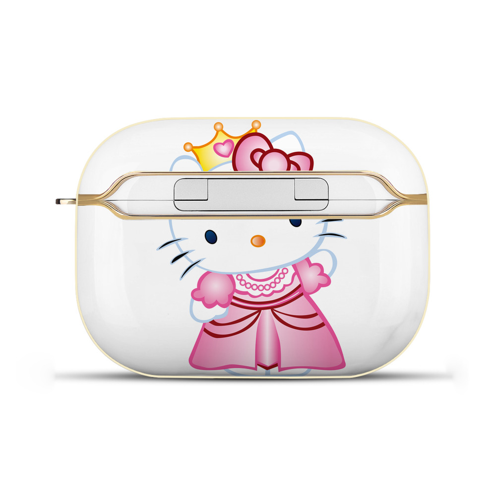 （画像用） Hello Kitty ハローキティ 【AirPods Pro用】ハードシェル保護ケース｜耐衝撃・防指紋・カラビナ付き商品仕様