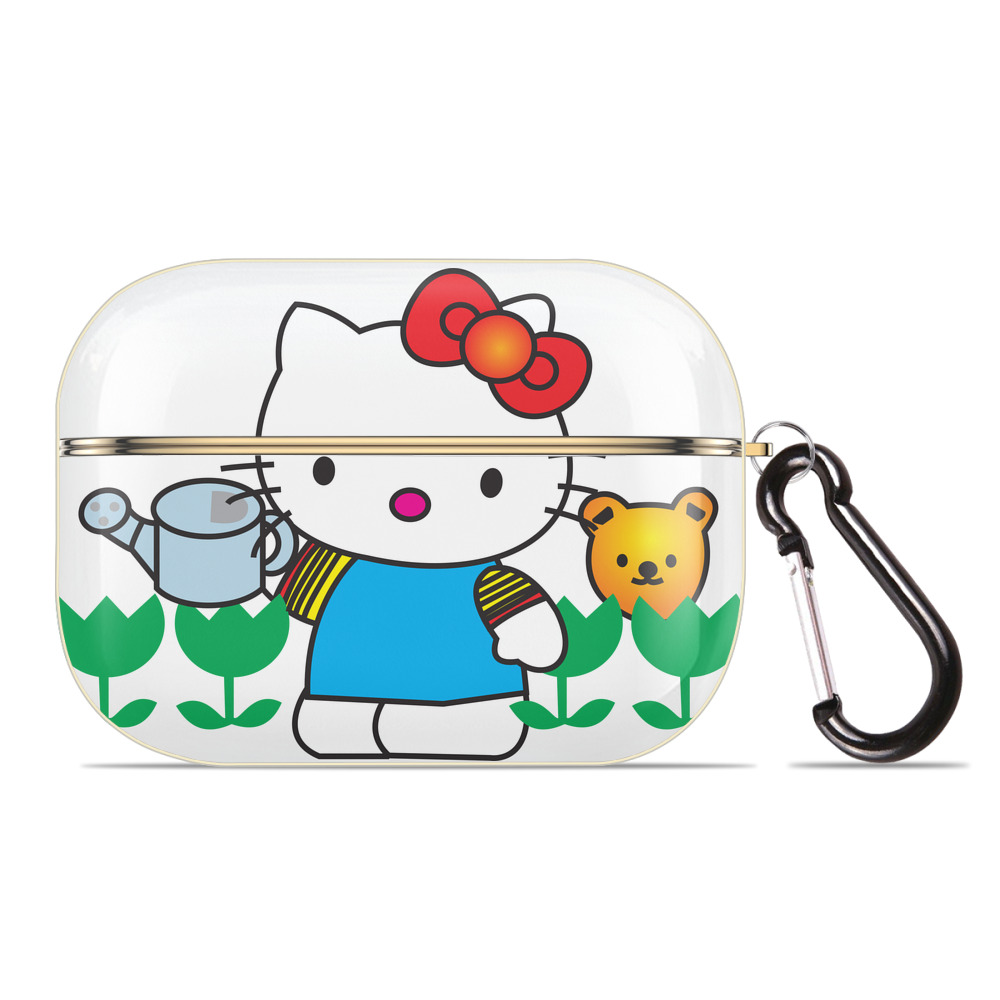 （画像用） Hello Kitty ハローキティ 【AirPods Pro用】ハードシェル保護ケース｜耐衝撃・防指紋・カラビナ付き商品仕様