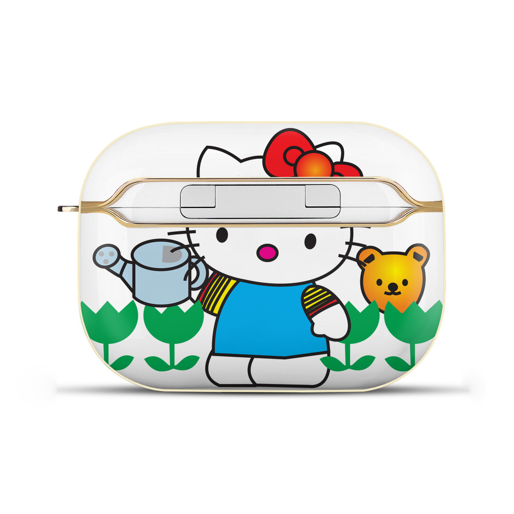 （画像用） Hello Kitty ハローキティ 【AirPods Pro用】ハードシェル保護ケース｜耐衝撃・防指紋・カラビナ付き商品仕様