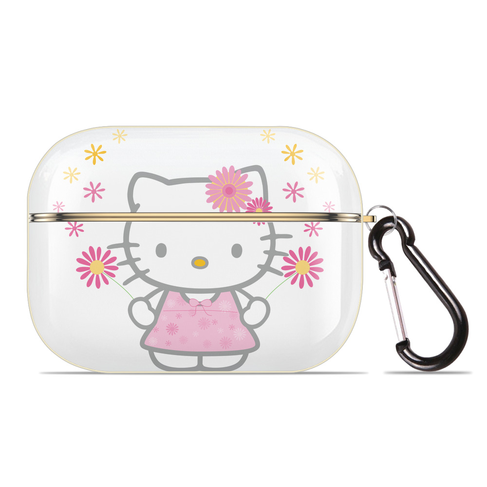 （画像用） Hello Kitty ハローキティ 【AirPods Pro用】ハードシェル保護ケース｜耐衝撃・防指紋・カラビナ付き商品仕様
