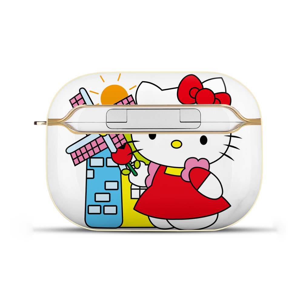 （画像用） Hello Kitty ハローキティ 【AirPods Pro用】ハードシェル保護ケース｜耐衝撃・防指紋・カラビナ付き商品仕様