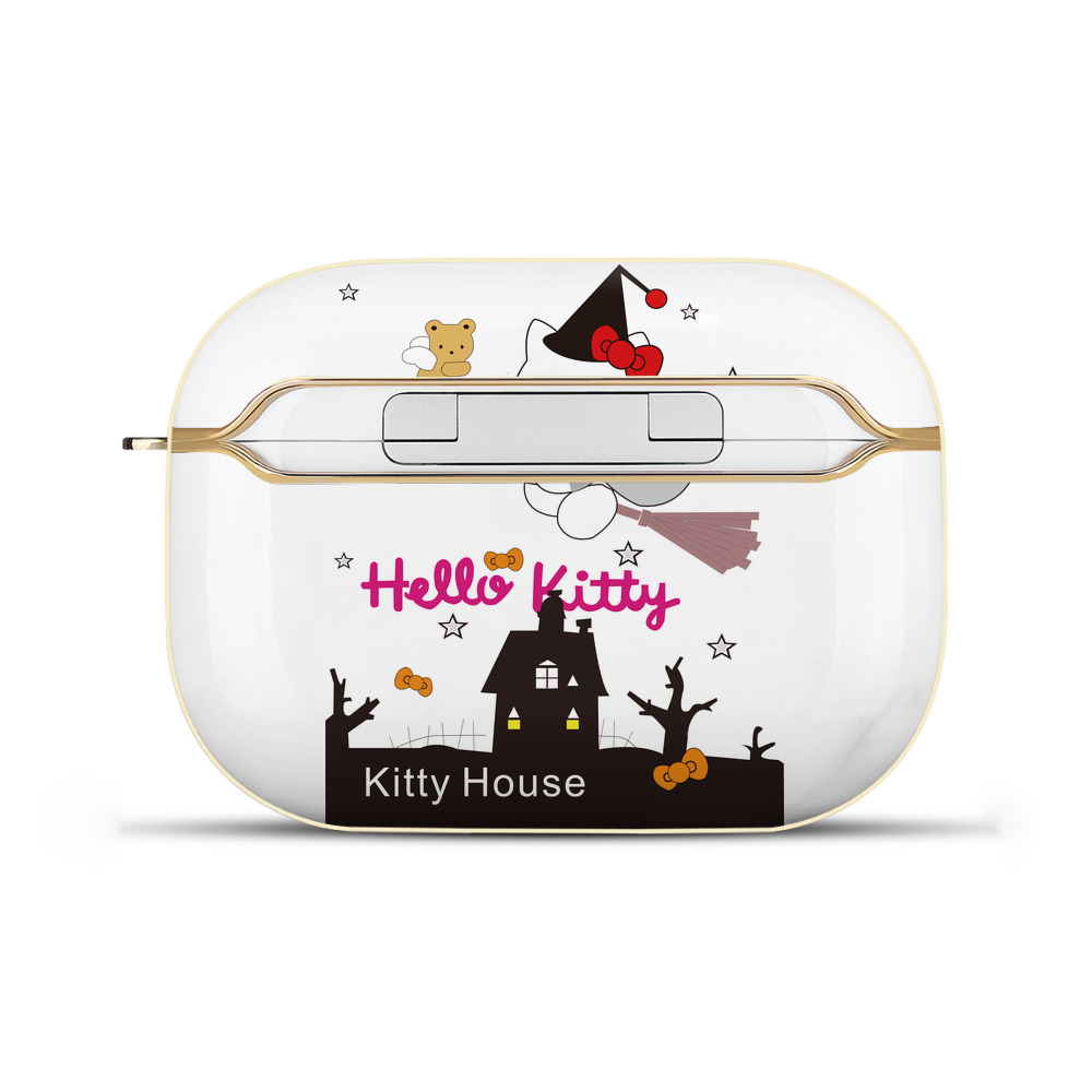 （画像用） Hello Kitty ハローキティ 【AirPods Pro用】ハードシェル保護ケース｜耐衝撃・防指紋・カラビナ付き商品仕様