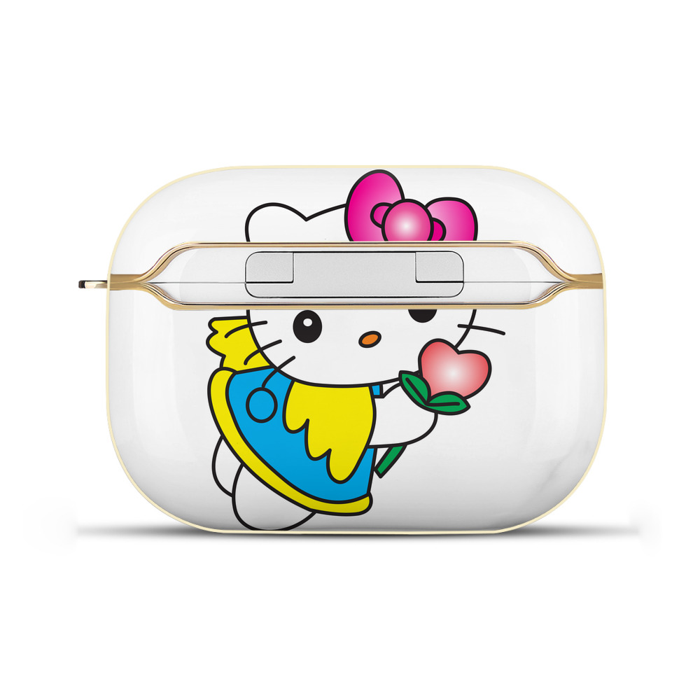 （画像用） Hello Kitty ハローキティ 【AirPods Pro用】ハードシェル保護ケース｜耐衝撃・防指紋・カラビナ付き商品仕様