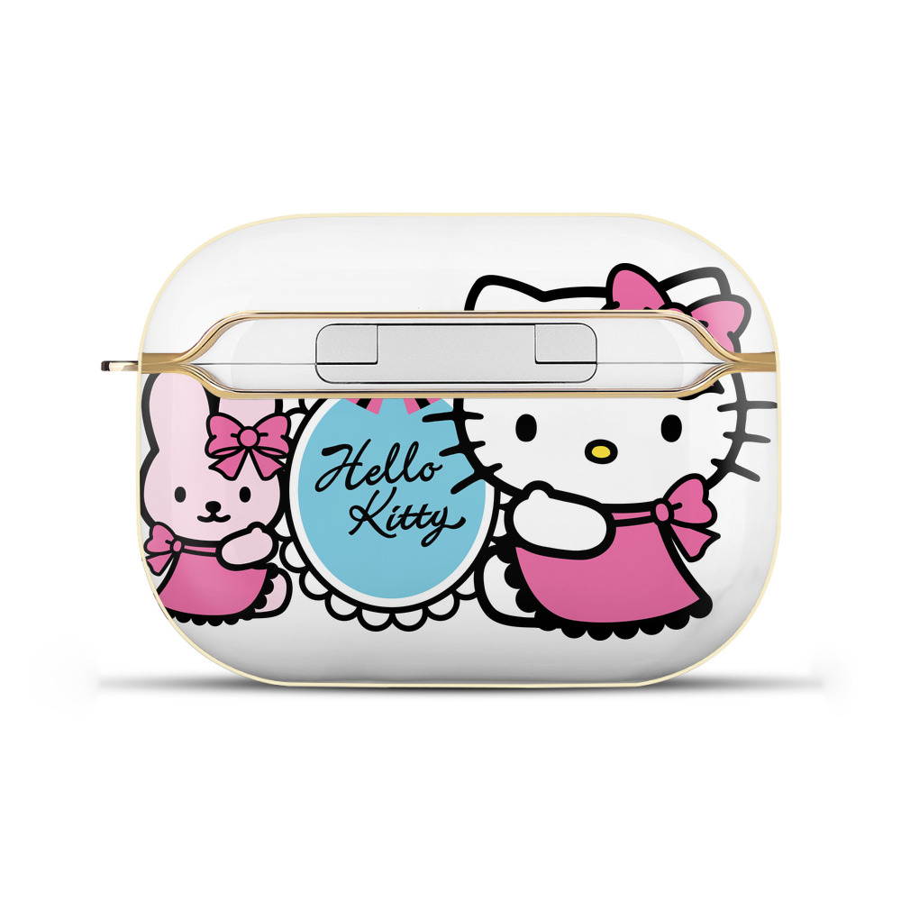 （画像用） Hello Kitty ハローキティ 【AirPods Pro用】ハードシェル保護ケース｜耐衝撃・防指紋・カラビナ付き商品仕様